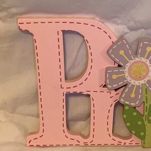 PRINCESS - Pink Sign Word Art Wooden Wall Hanging Room Decor - Picture 6 of 10